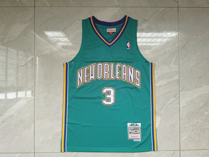 Maillot de Basket 3 Paul 2005-06 New Orleans Hornets Vert - Cliquez sur l'image pour la fermer