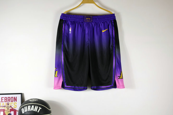 Short Los Angeles Lakers 2024-25 City Violet - Cliquez sur l'image pour la fermer