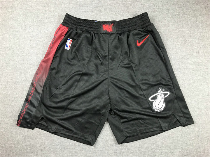 Short Miami Heat 2023-24 City Edition Noir - Cliquez sur l'image pour la fermer