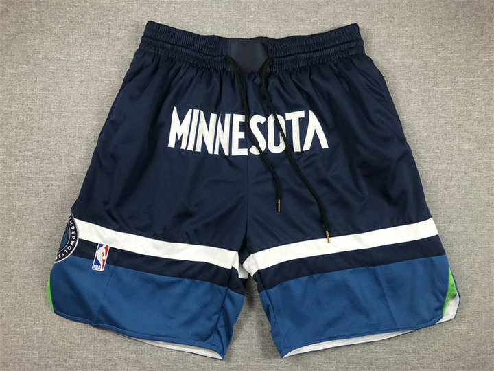 Short Minnesota Timberwolves just don throwback Bleu - Cliquez sur l'image pour la fermer