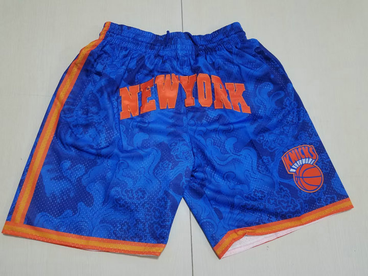 Short New York Knicks limit just don shorts Bleu - Cliquez sur l'image pour la fermer