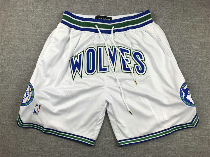 Short Wolves just don throwback Blanc - Cliquez sur l'image pour la fermer